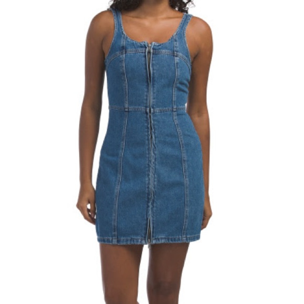 ON TWELFTH - Sleeveless Denim Mini